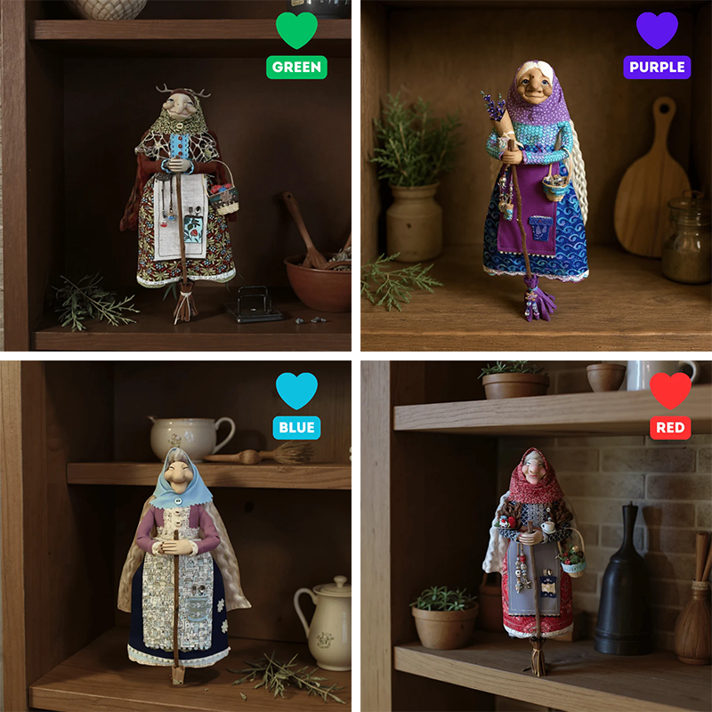 đ§ââď¸Limited Handmade Kitchen Witch Dolls â Bring Luck & Charm to Your Home!