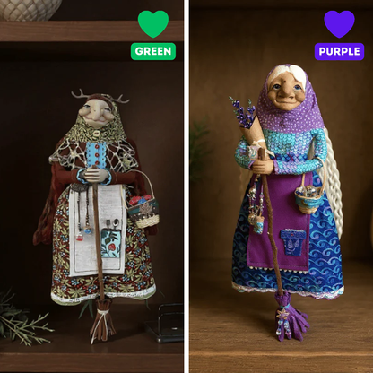 🧙‍♀️Limited Handmade Kitchen Witch Dolls — Bring Luck & Charm to Your Home!